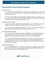 Image result for Office Phone Greeting Message