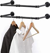 Image result for Metal Coat Hanger Black