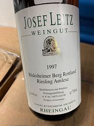 Image result for Weingut Josef Leitz Rudesheimer Berg Rottland Riesling Hinterhaus