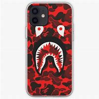 Image result for iPhone 5C Cases BAPE Red