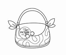 Image result for Bag Coloring Page
