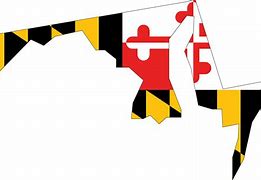 Image result for Maryland State Map Outline Flag