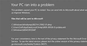 Image result for Your PC Ran into Some Problems