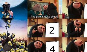 Image result for Dispicable Me Plan Meme