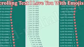 Image result for I Love You iPhone Text