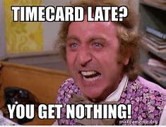 Image result for Time Card Funny