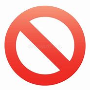 Image result for No Symbol Red Circle