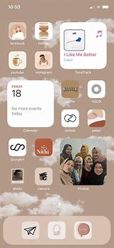 Image result for Aesthetic iOS 14 Home Screen Layouts