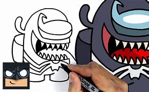 Image result for How to Draw a Among Us Venom