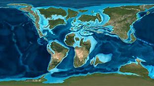 Image result for Late Cretaceous Period Earth Map