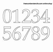 Image result for Number Templates to Print for Display
