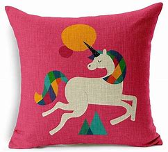 Image result for Pink Unicorn Pillow