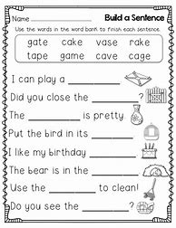Image result for Free Printable 1st Grade Worksheets School