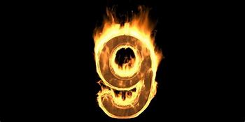 Image result for Number 9 On Fire