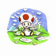 Image result for Trippy Mario Toad