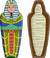 Image result for Mummy Coffin Drawing