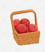 Image result for Apple in the Basket Without Background