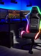Image result for Gaming Chair with LED Lights and Speakers