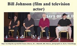 Image result for Bill Johnson Actor