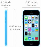 Image result for iPhone 5S Diagonal Size