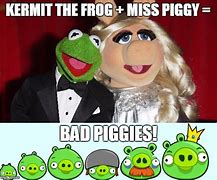 Image result for Kermit Miss Piggy Meme