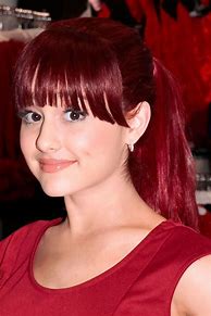 Image result for Ariana Grande Bangs Hair