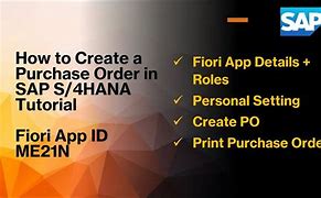 Image result for SAP Purchase Order