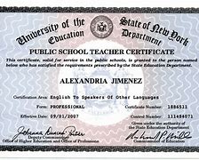 Image result for College Teaching Certificate