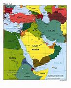 Image result for Modern Map of the Middle East