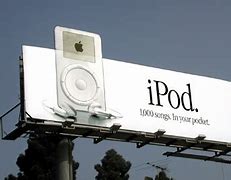 Image result for First iPod Bilboard