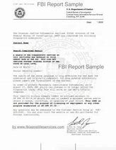 Image result for Sample FBI No Criminal History Report