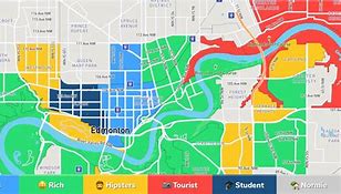 Image result for Printable Edmonton Map