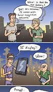 Image result for Always On Phone Cartoon