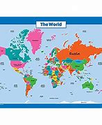 Image result for World Map for Kids