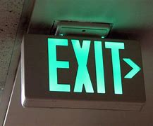 Image result for Capitol Building Sign Emergency Exit