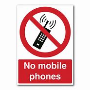 Image result for No Cell Phone Sign Black