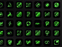 Image result for Cool Neon Blue iMessage Icon