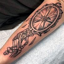 Image result for Shattered Mirror Tattoo