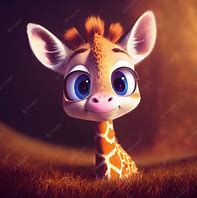 Image result for Cute Cartoon Baby Giraffe