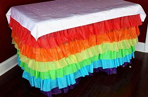 Image result for Tablecloth Colorful