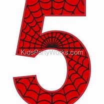 Image result for Spider-Man Number 5 SVG