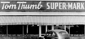 Image result for Tom Thumb Grocery Cartoon