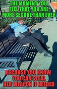 Image result for Female Security Guard Meme