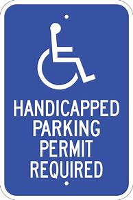Image result for Free Printable Handicap Parking Permit Template