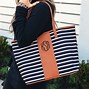 Image result for Monogrammed Preppy Tote Bags