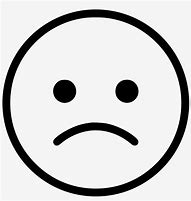 Image result for Sad Face Emoji Black and White