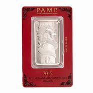 Image result for 2012 1 Oz Year of the Dragon Silver Bar Provident