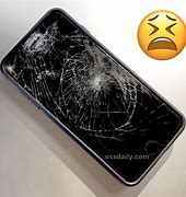 Image result for Broken iPhone Screen with Black Blotches