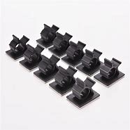 Image result for Self Adhesive Black Plastic Cable Clips