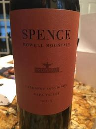 Image result for Spence Cabernet Sauvignon Howell Mountain